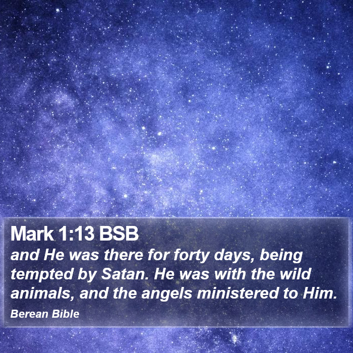 Mark 1:13 BSB Bible Study