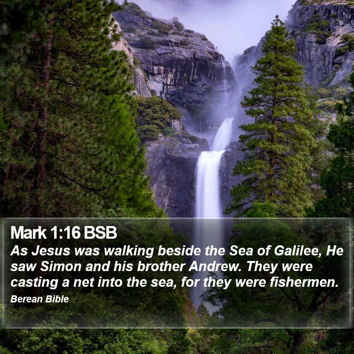 Mark 1:16 BSB Bible Study