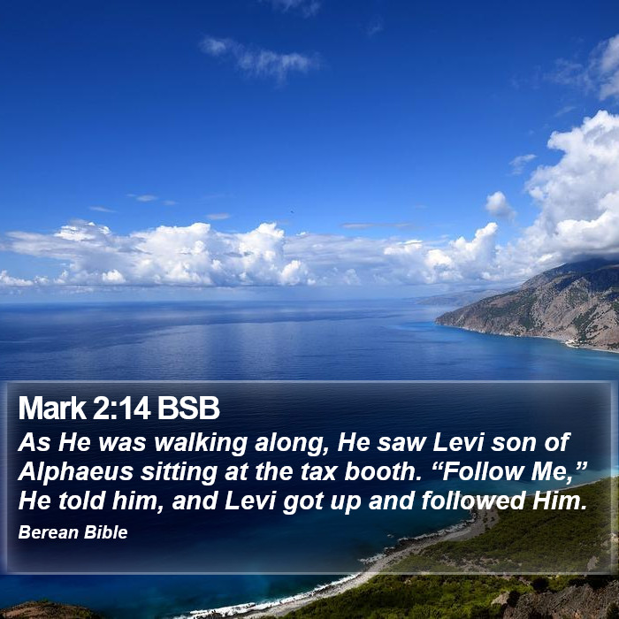 Mark 2:14 BSB Bible Study