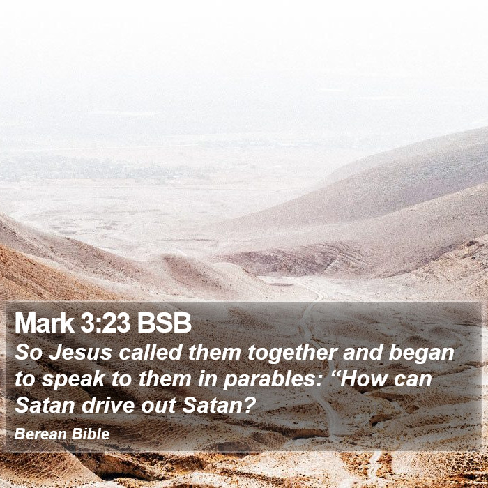 Mark 3:23 BSB Bible Study