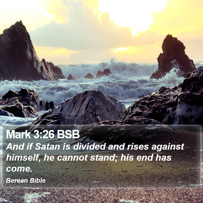 Mark 3:26 BSB Bible Study