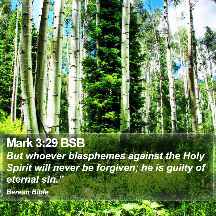 Mark 3:29 BSB Bible Study