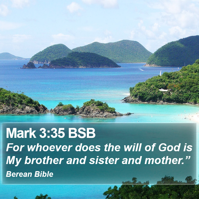 Mark 3:35 BSB Bible Study