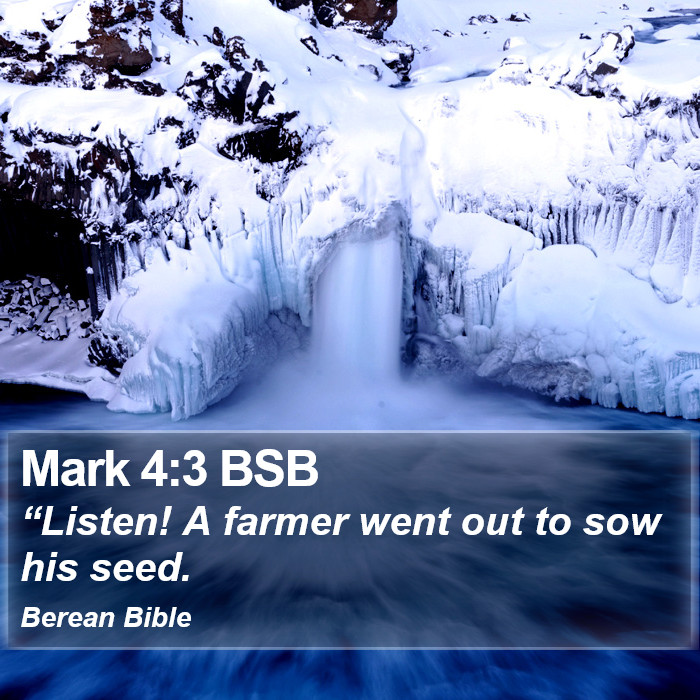 Mark 4:3 BSB Bible Study