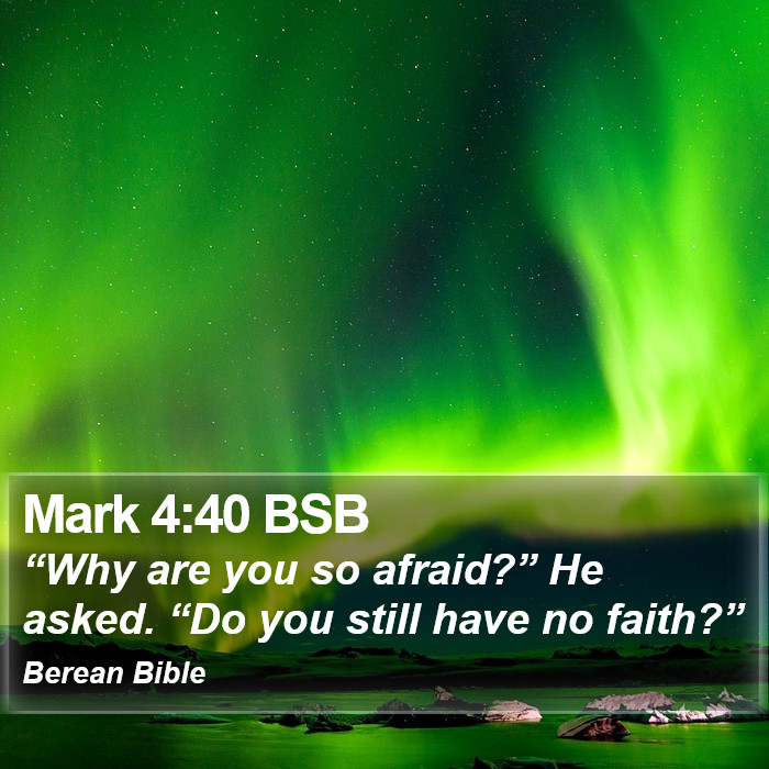 Mark 4:40 BSB Bible Study