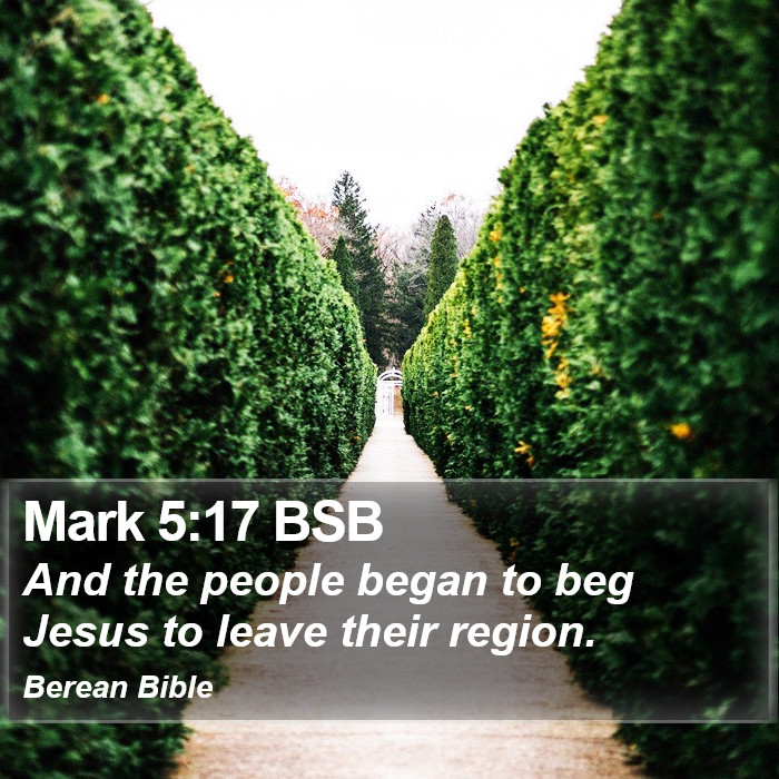 Mark 5:17 BSB Bible Study