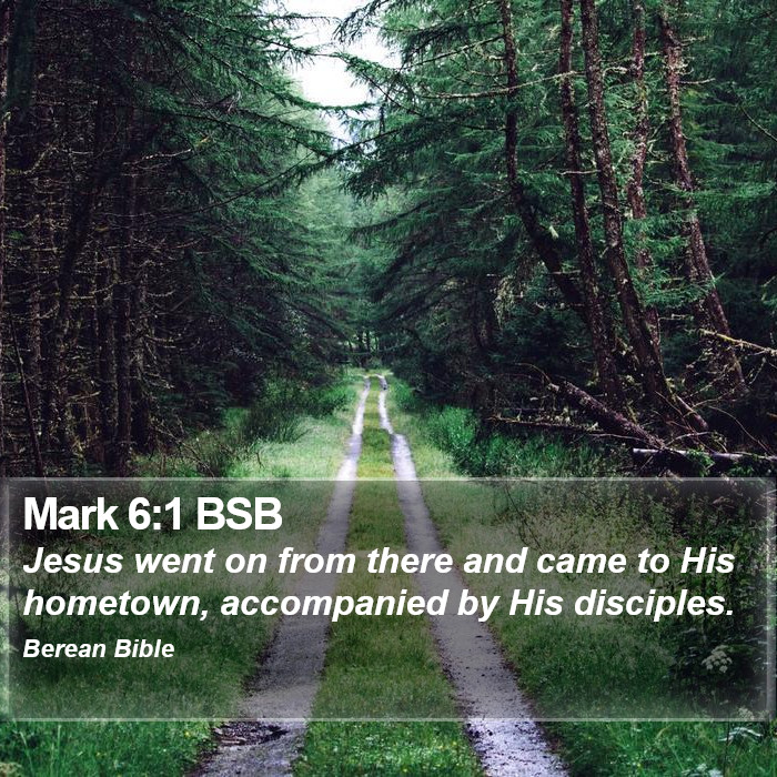 Mark 6:1 BSB Bible Study