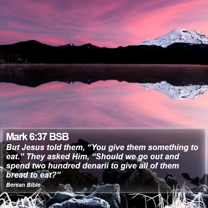 Mark 6:37 BSB Bible Study