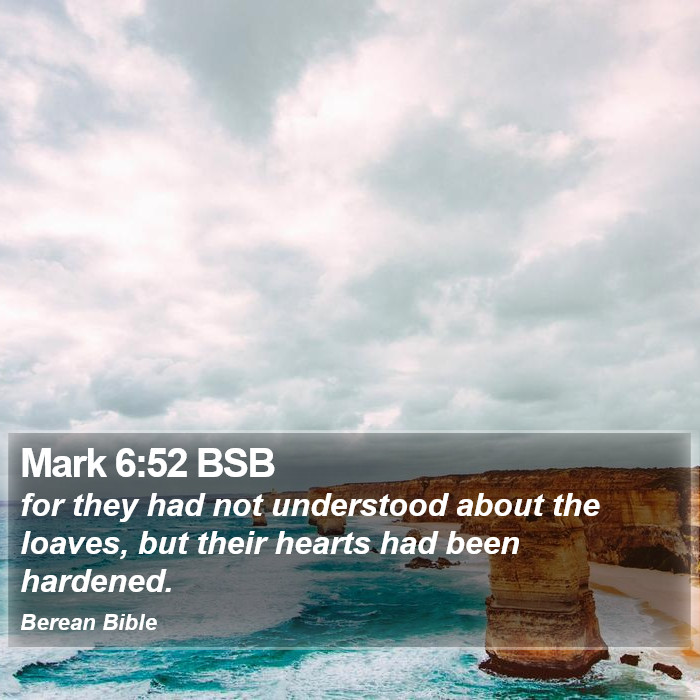 Mark 6:52 BSB Bible Study