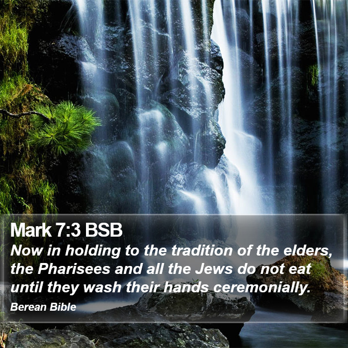 Mark 7:3 BSB Bible Study