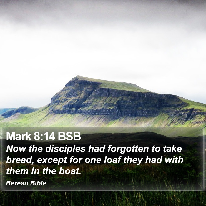 Mark 8:14 BSB Bible Study