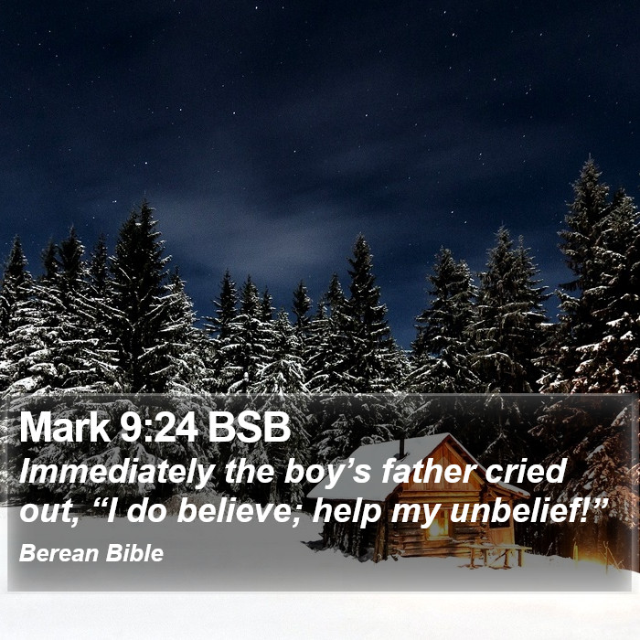 Mark 9:24 BSB Bible Study