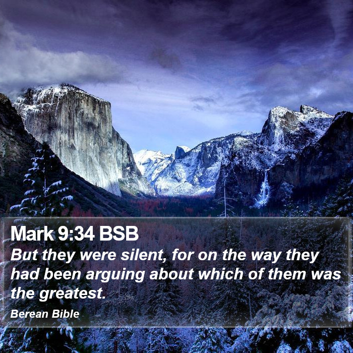 Mark 9:34 BSB Bible Study