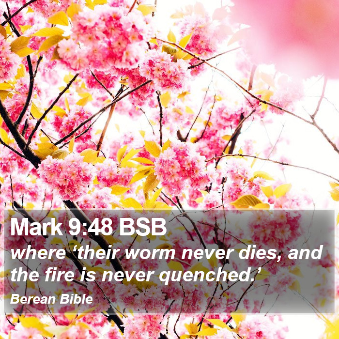 Mark 9:48 BSB Bible Study