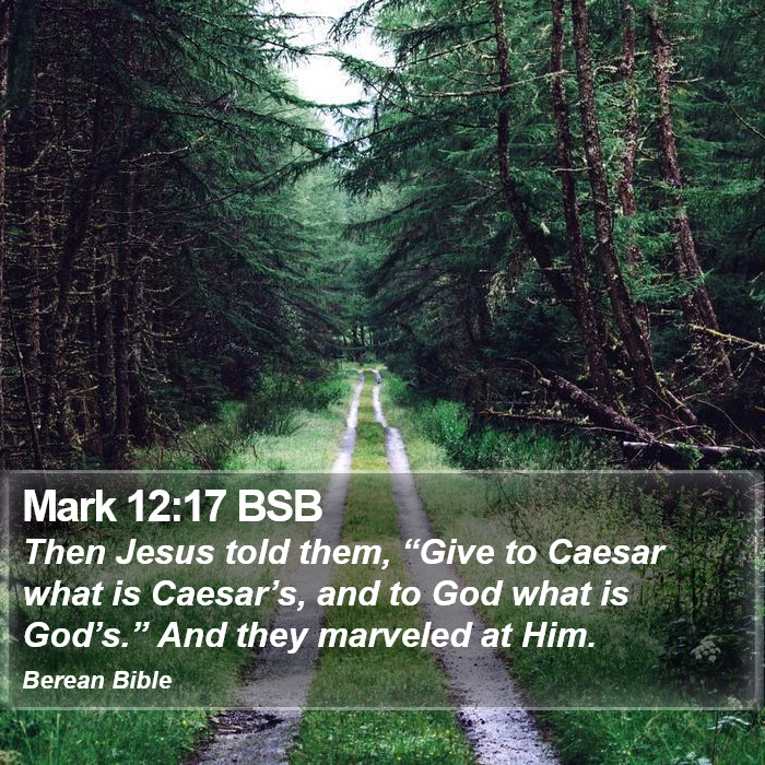 Mark 12:17 BSB Bible Study