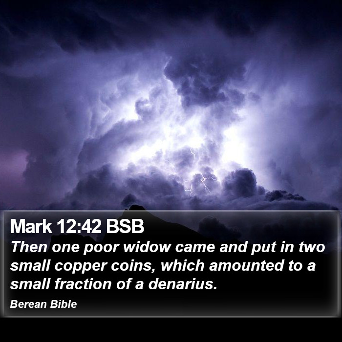 Mark 12:42 BSB Bible Study