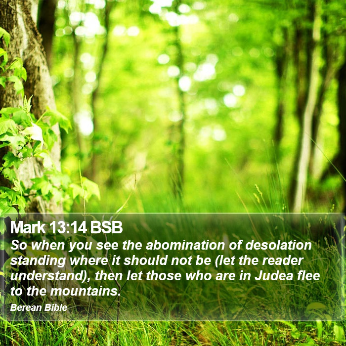 Mark 13:14 BSB Bible Study