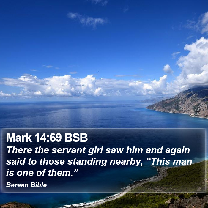 Mark 14:69 BSB Bible Study