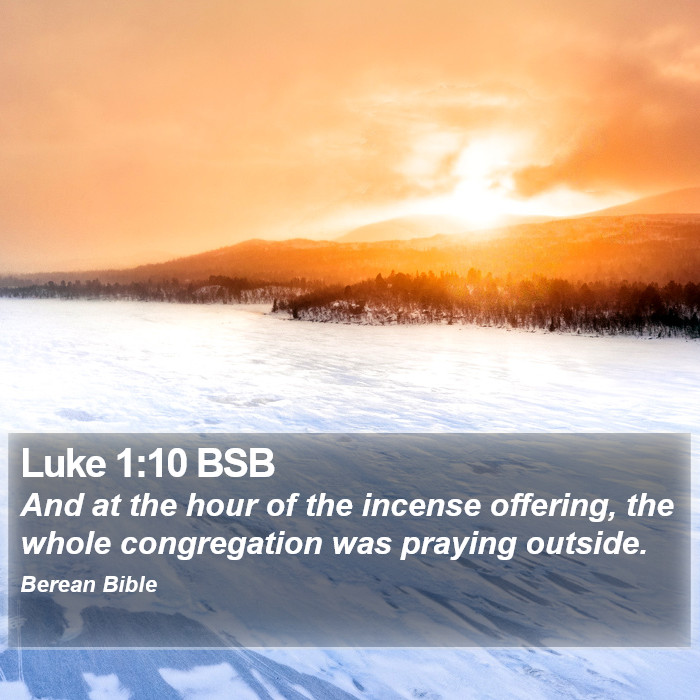 Luke 1:10 BSB Bible Study