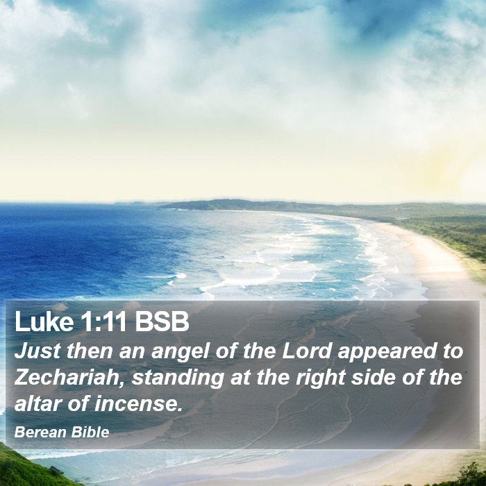 Luke 1:11 BSB Bible Study