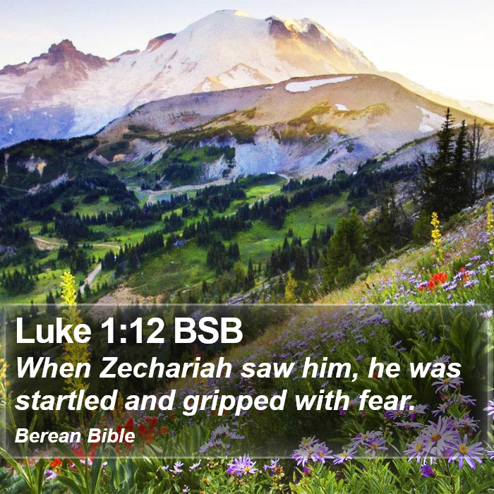 Luke 1:12 BSB Bible Study