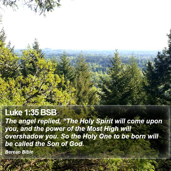 Luke 1:35 BSB Bible Study