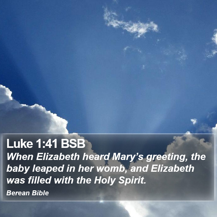 Luke 1:41 BSB Bible Study