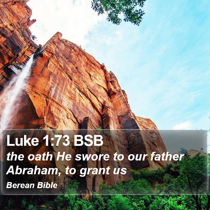 Luke 1:73 BSB Bible Study