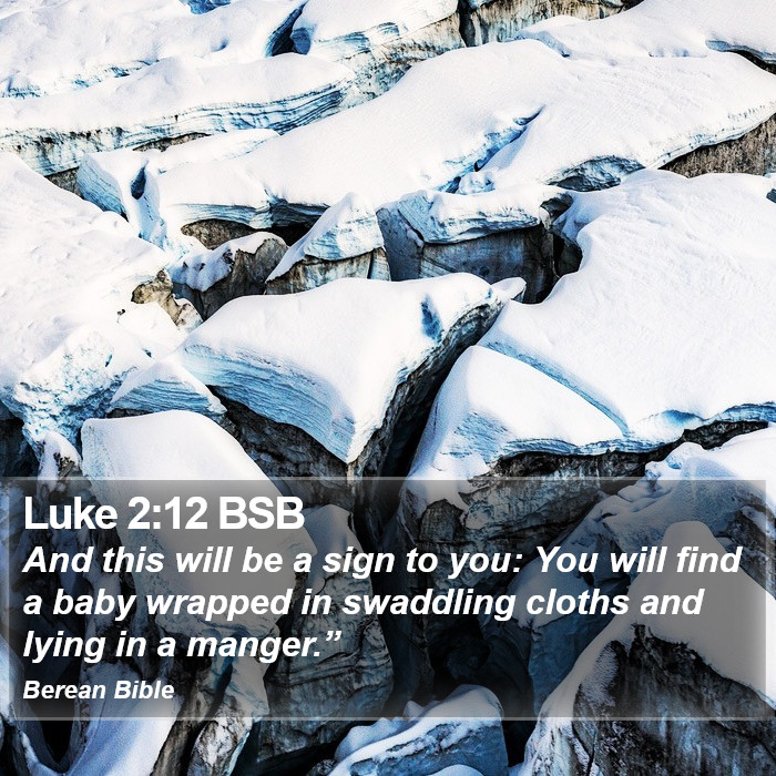 Luke 2:12 BSB Bible Study