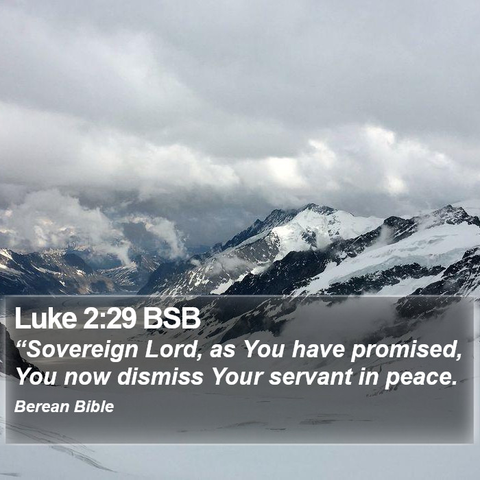 Luke 2:29 BSB Bible Study