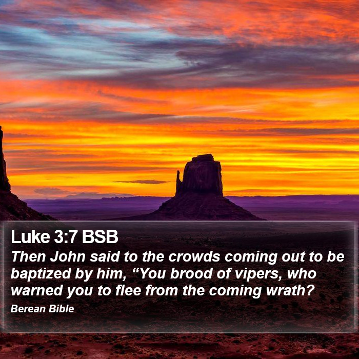 Luke 3:7 BSB Bible Study