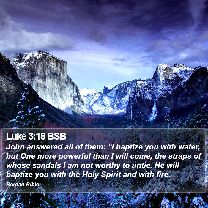 Luke 3:16 BSB Bible Study