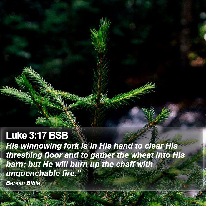 Luke 3:17 BSB Bible Study