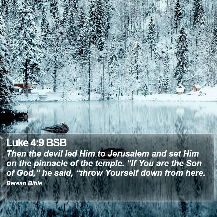 Luke 4:9 BSB Bible Study