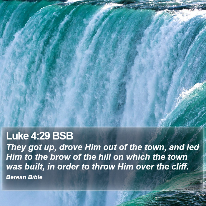 Luke 4:29 BSB Bible Study