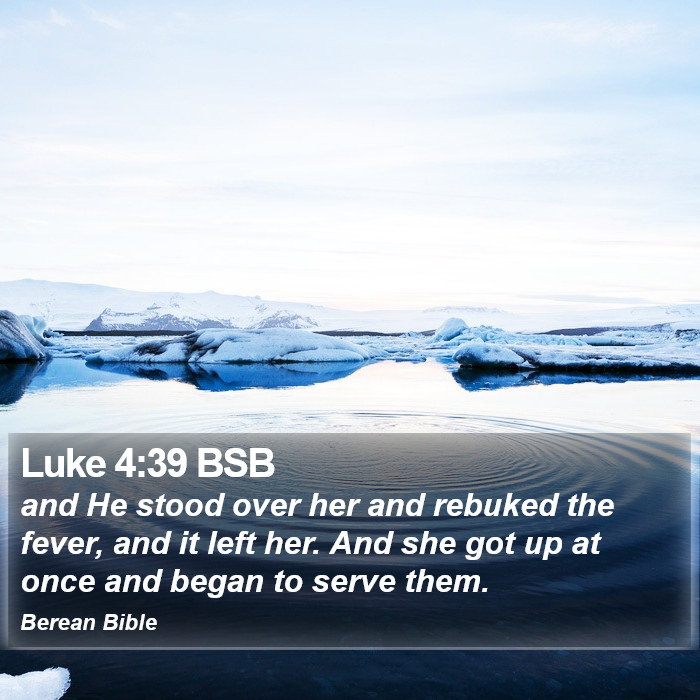 Luke 4:39 BSB Bible Study