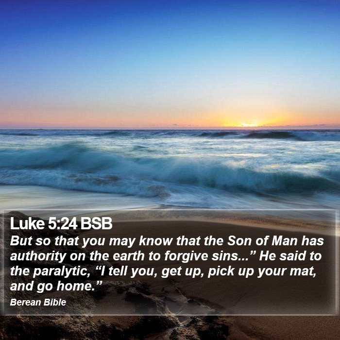 Luke 5:24 BSB Bible Study