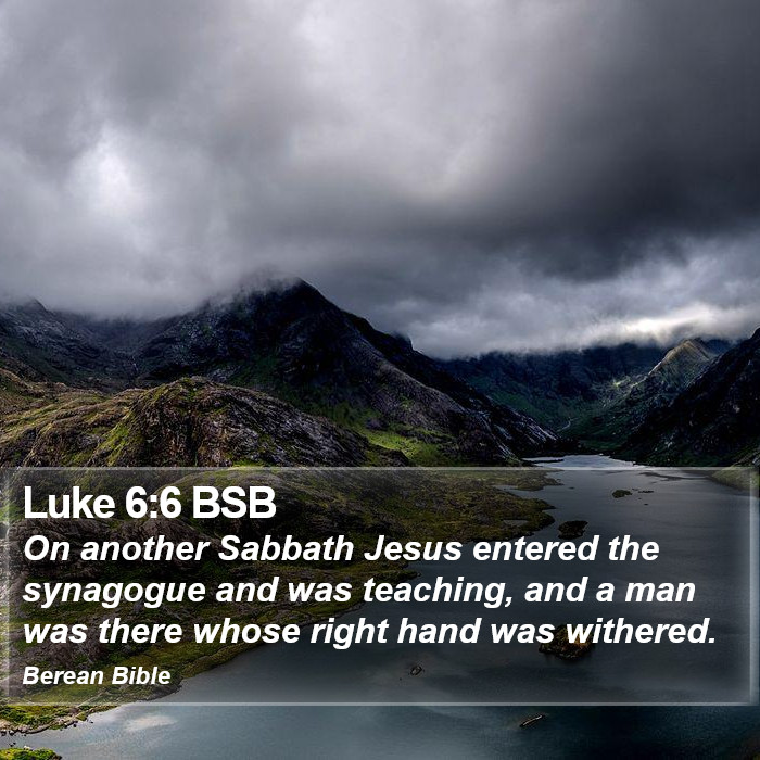 Luke 6:6 BSB Bible Study