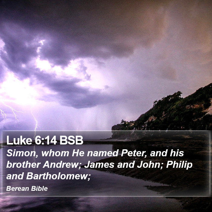 Luke 6:14 BSB Bible Study