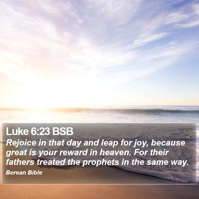 Luke 6:23 BSB Bible Study