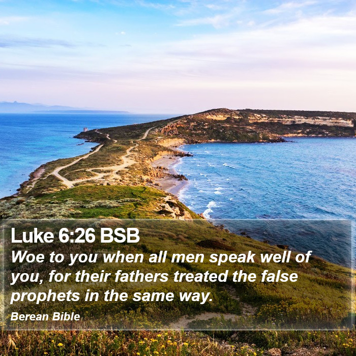 Luke 6:26 BSB Bible Study