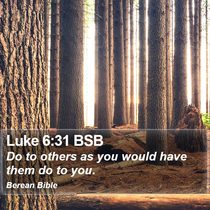 Luke 6:31 BSB Bible Study