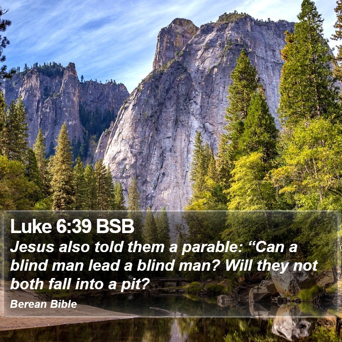 Luke 6:39 BSB Bible Study