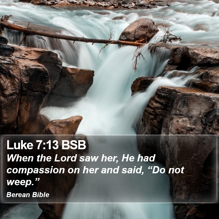 Luke 7:13 BSB Bible Study