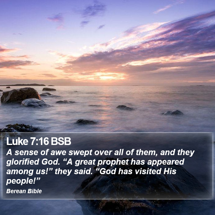 Luke 7:16 BSB Bible Study