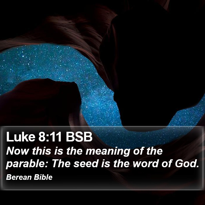 Luke 8:11 BSB Bible Study