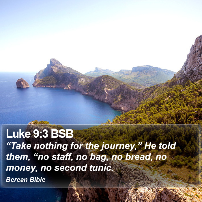 Luke 9:3 BSB Bible Study