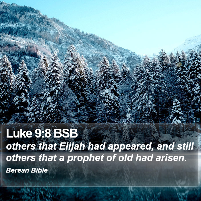 Luke 9:8 BSB Bible Study