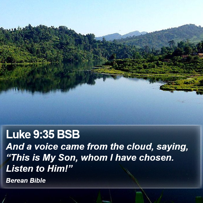 Luke 9:35 BSB Bible Study