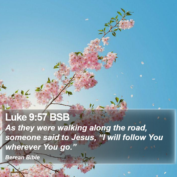 Luke 9:57 BSB Bible Study